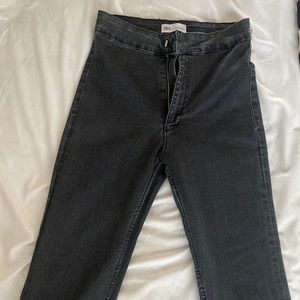 Zara jeans wore once, super wide from the bottom, very stretchy
